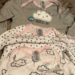 Gerber nightgowns cloud print